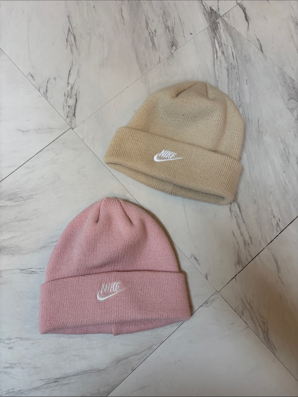 2 Nike infant beanies